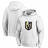 Men's Customized Vegas Golden Knights White All Stitched Pullover Hoodie